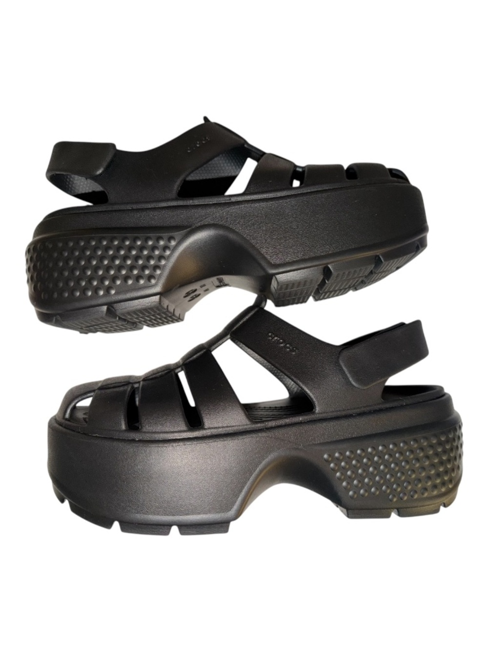 New Crocs Stomp Platform Fisherman Sandals 8